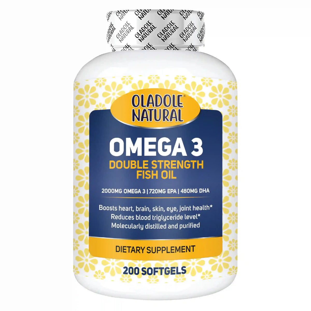 Omega 3 Fish Oil 2000 mg 360 EPA 240 DHA - 200 Softgel