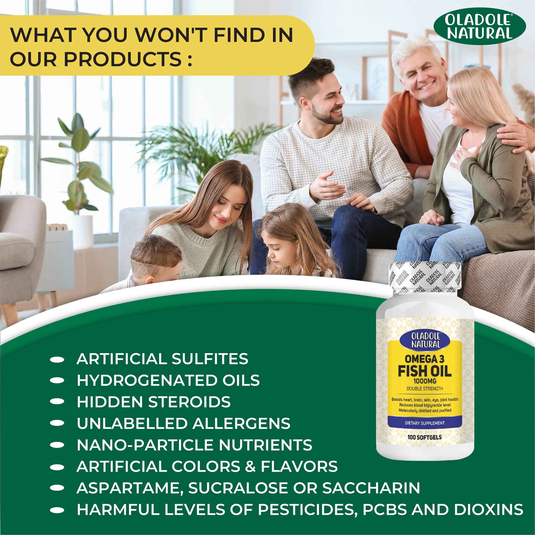 Omega 3 Fish Oil 1000 mg 