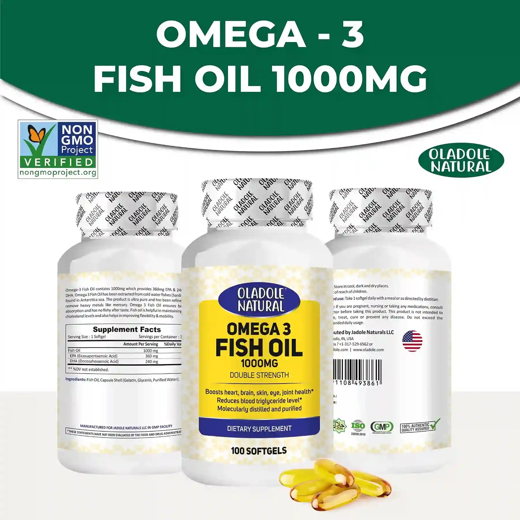 Omega 3 Fish Oil 1000 mg 