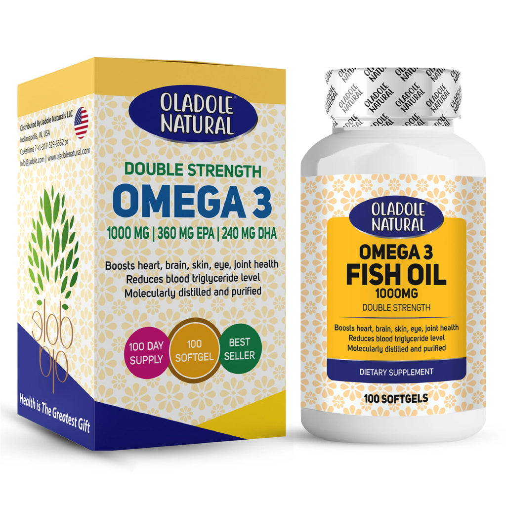 Omega 3 Fish Oil 1000mg 100 Softgel