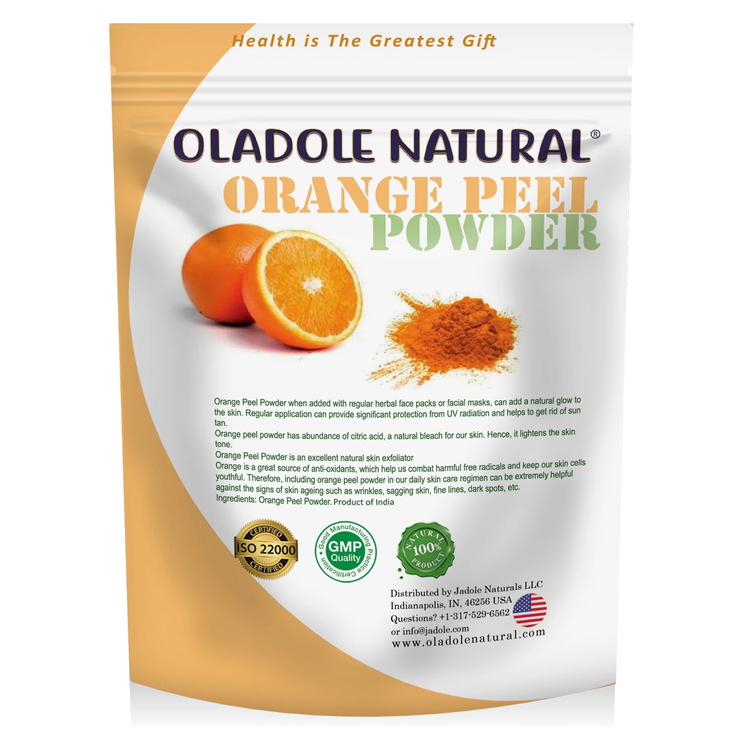 Orange Peel Powder 100% Pure and Natural 100 g
