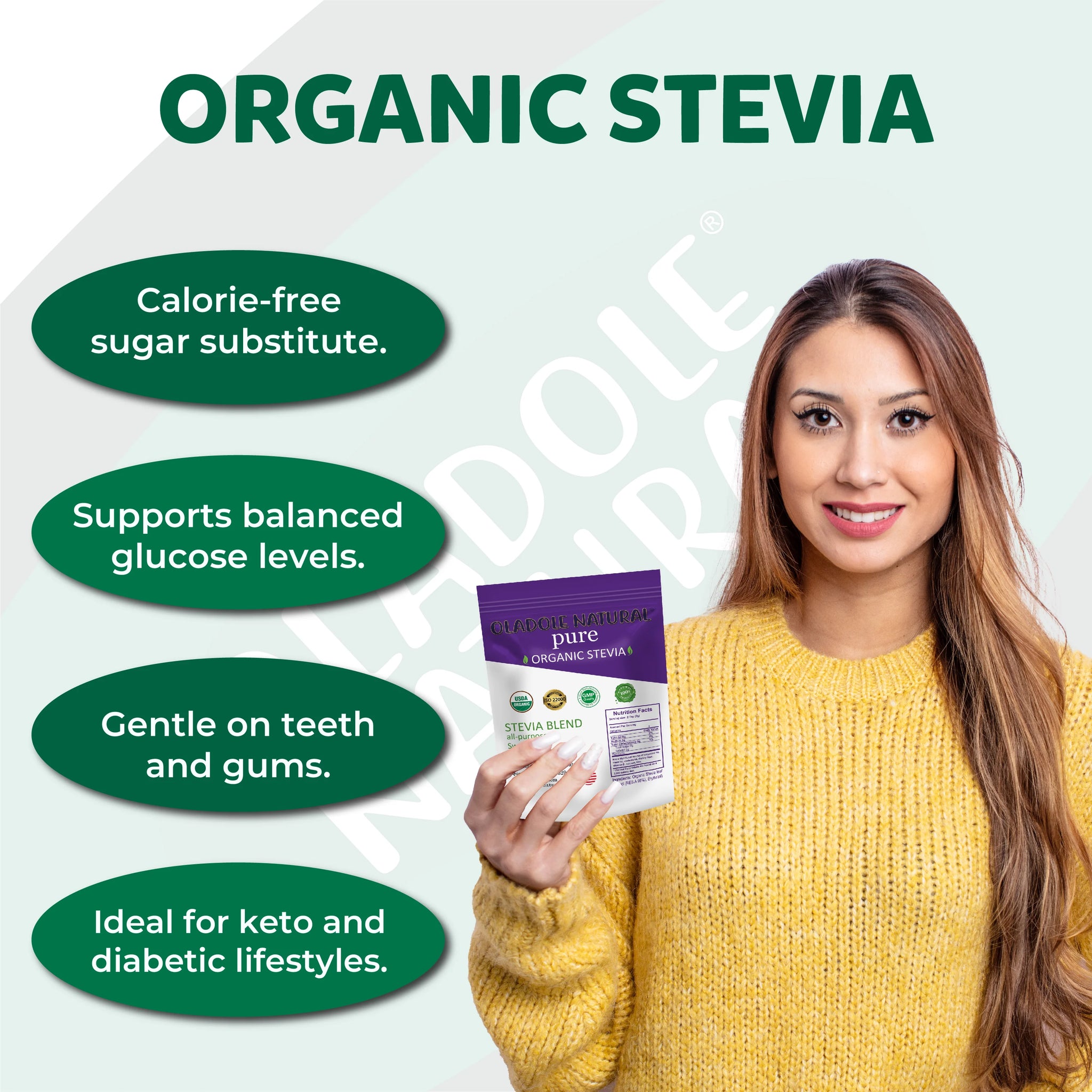 Organic Stevia Sweetener Blend 200 g