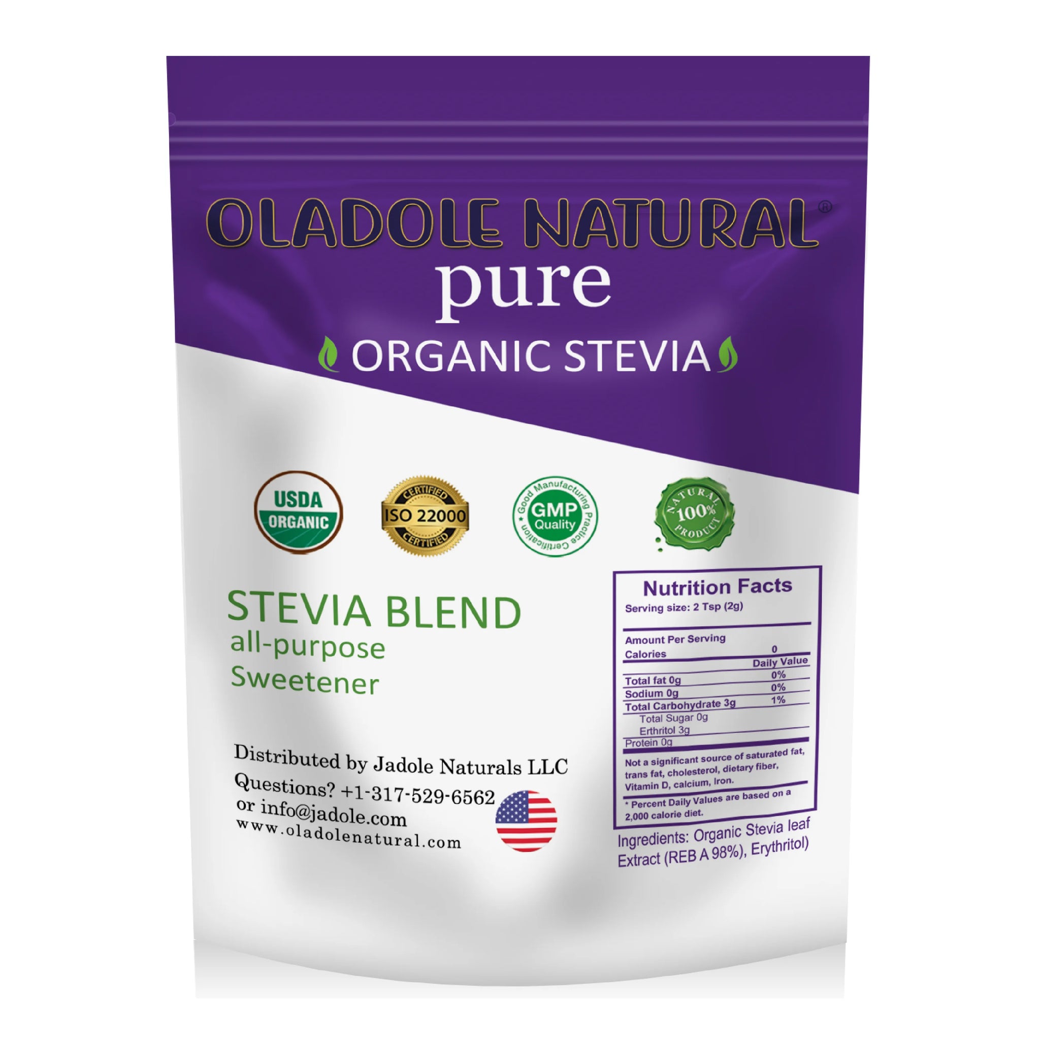 Organic Stevia Sweetener Blend 200 g