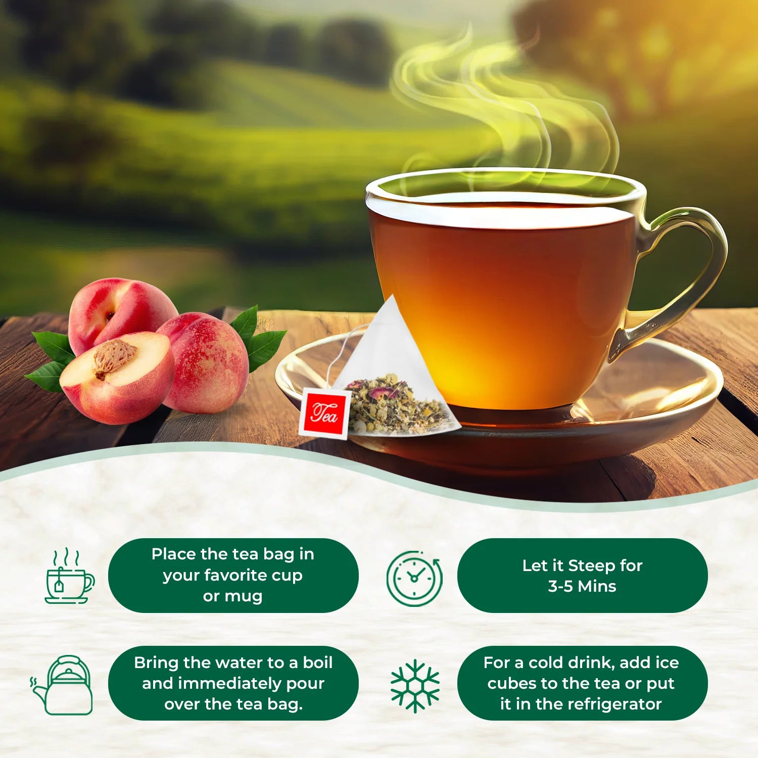 Peach Oolong Tea 