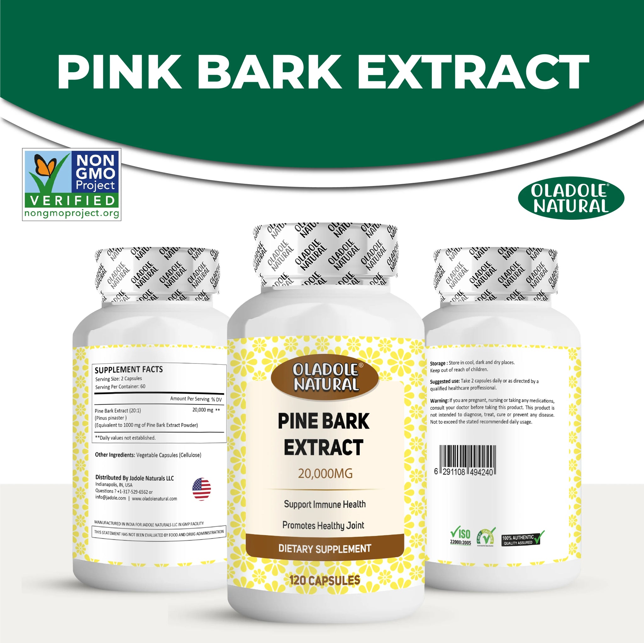 Natural Pine Bark Extract 20,000 mg