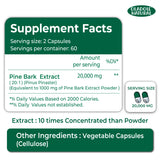 Natural Pine Bark Extract 20,000 mg