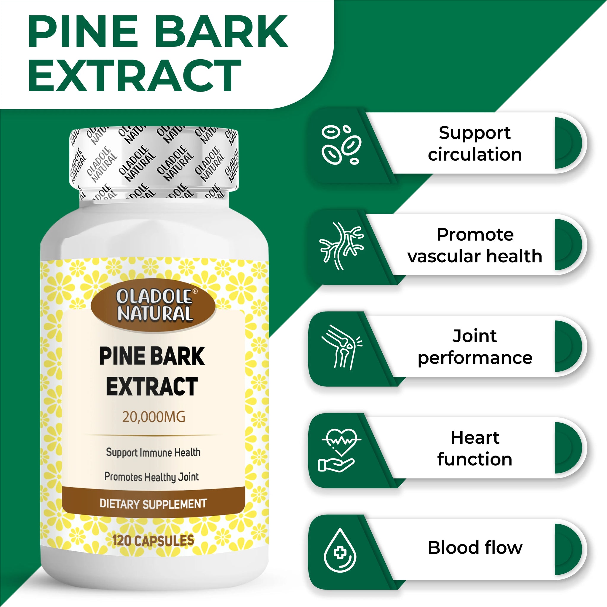 Natural Pine Bark Extract 20,000 mg