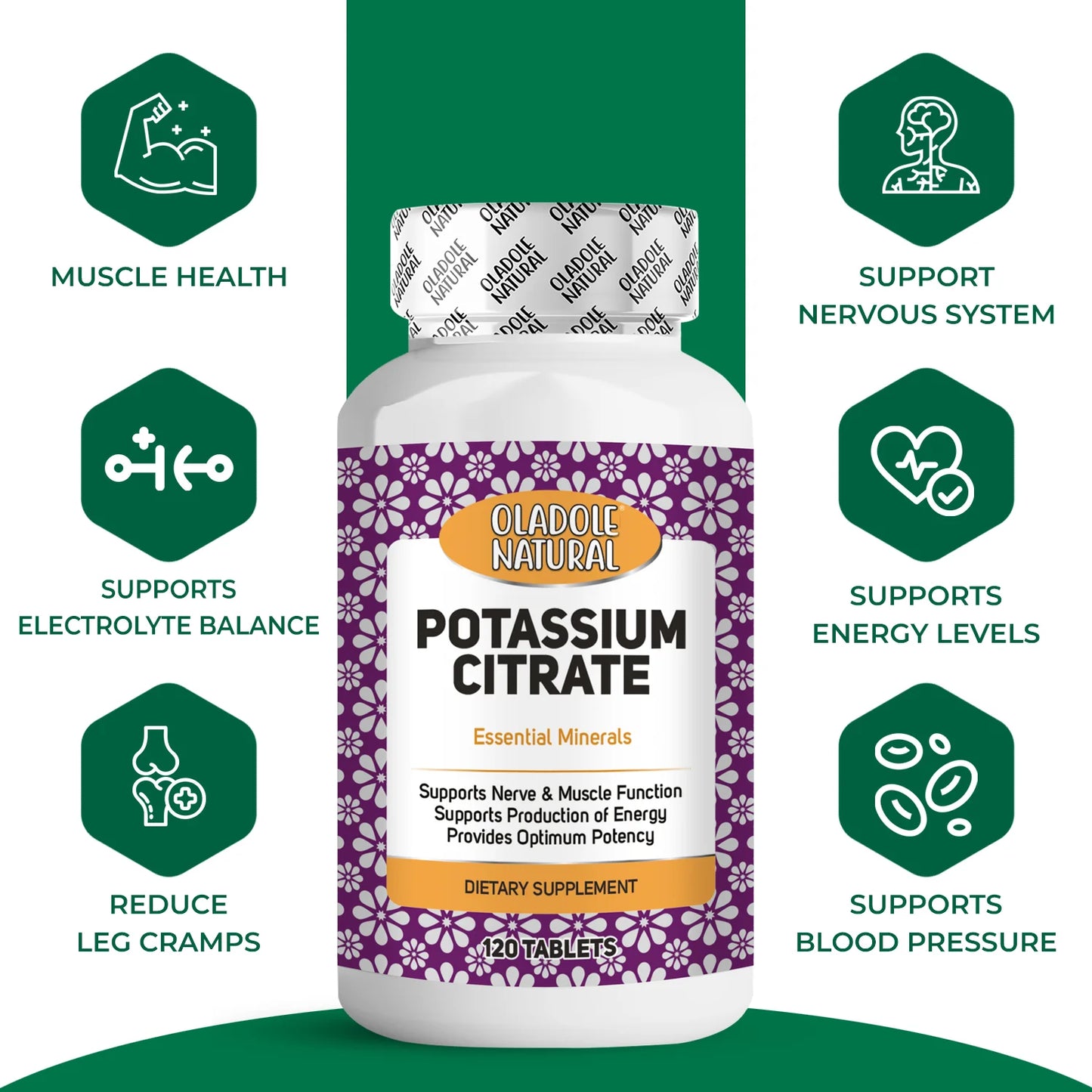 Potassium Citrate 99 mg - 120 Tablets
