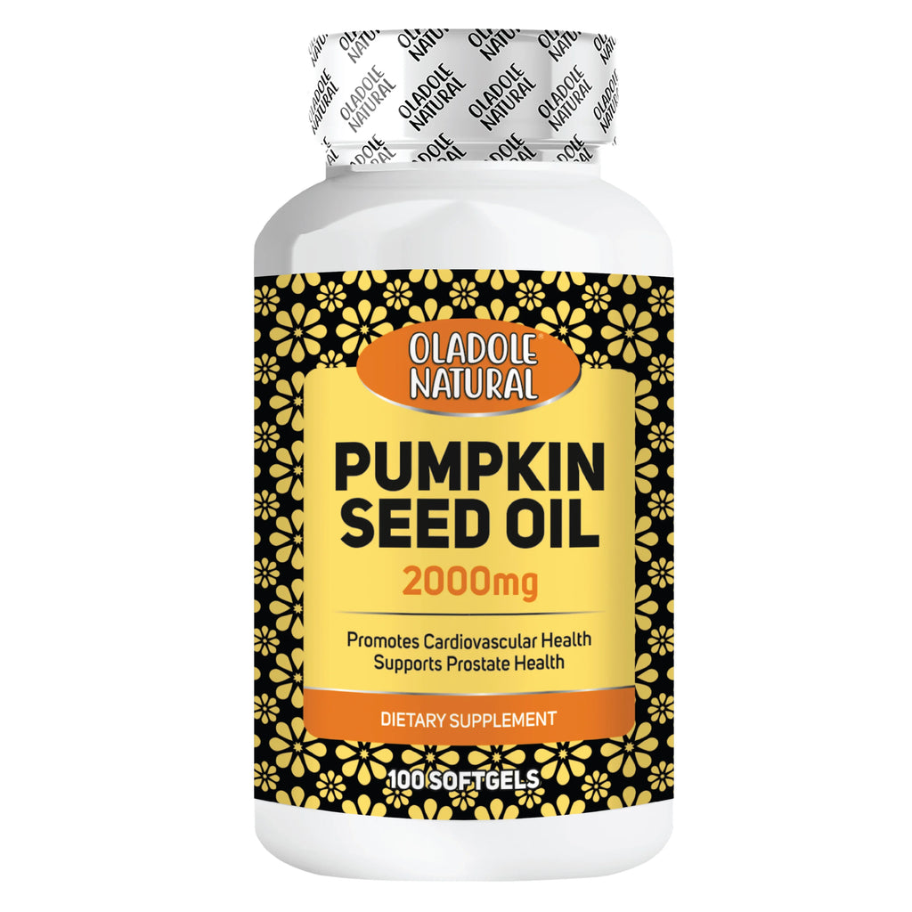 Oladole Natural Pumpkin Seed Oil 2000mg - 100 Softgels
