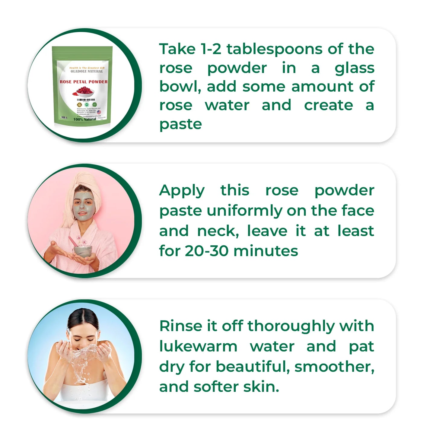 Rose Petal Powder 100 g