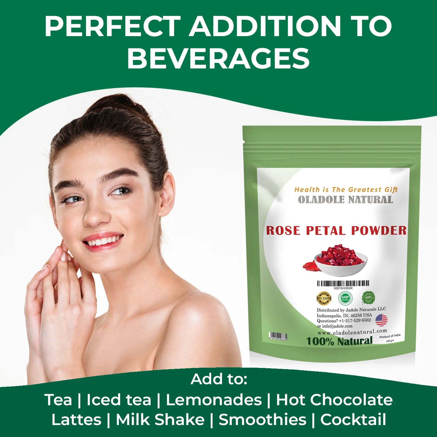 Rose Petal Powder 100 g