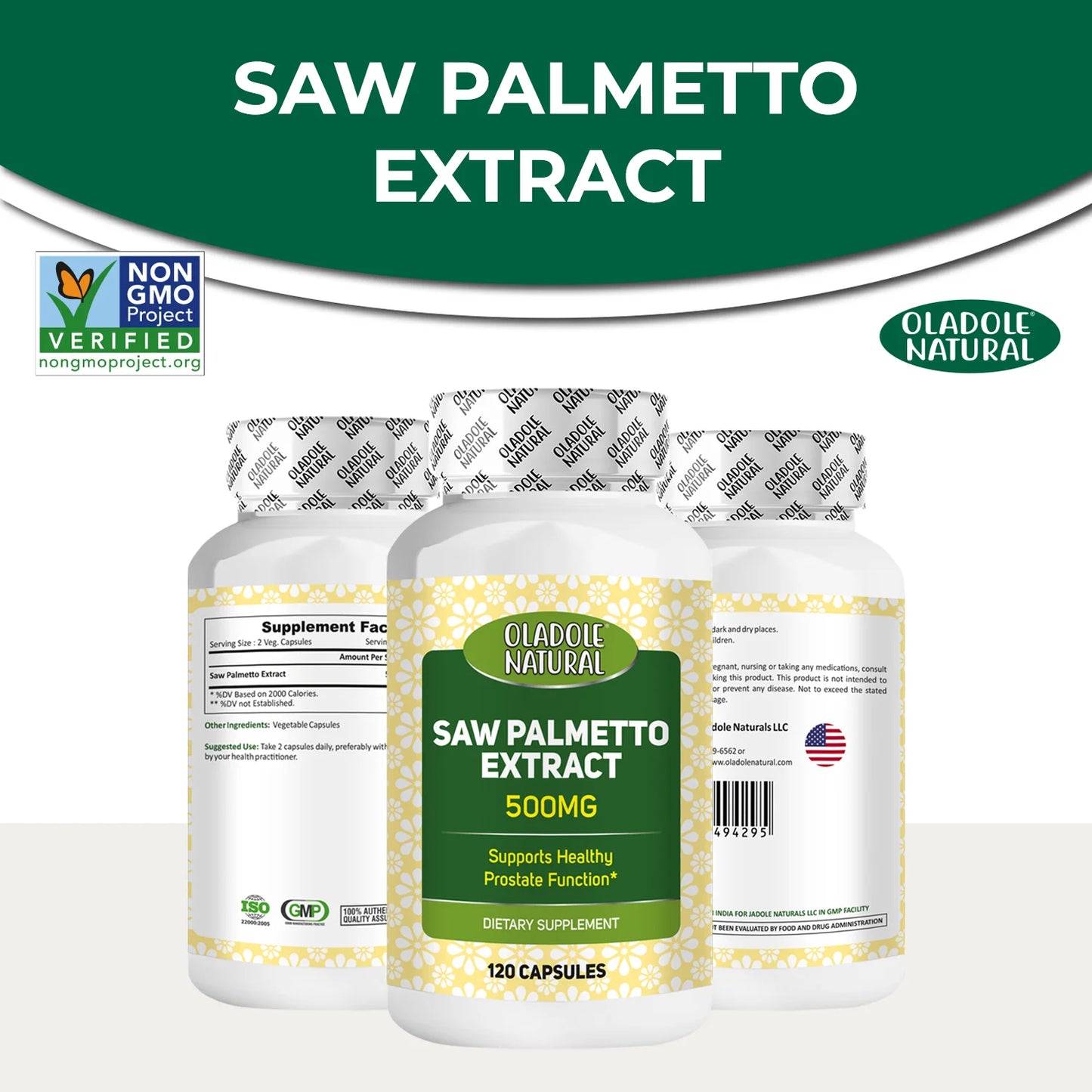 Saw Palmetto Extract 500 mg