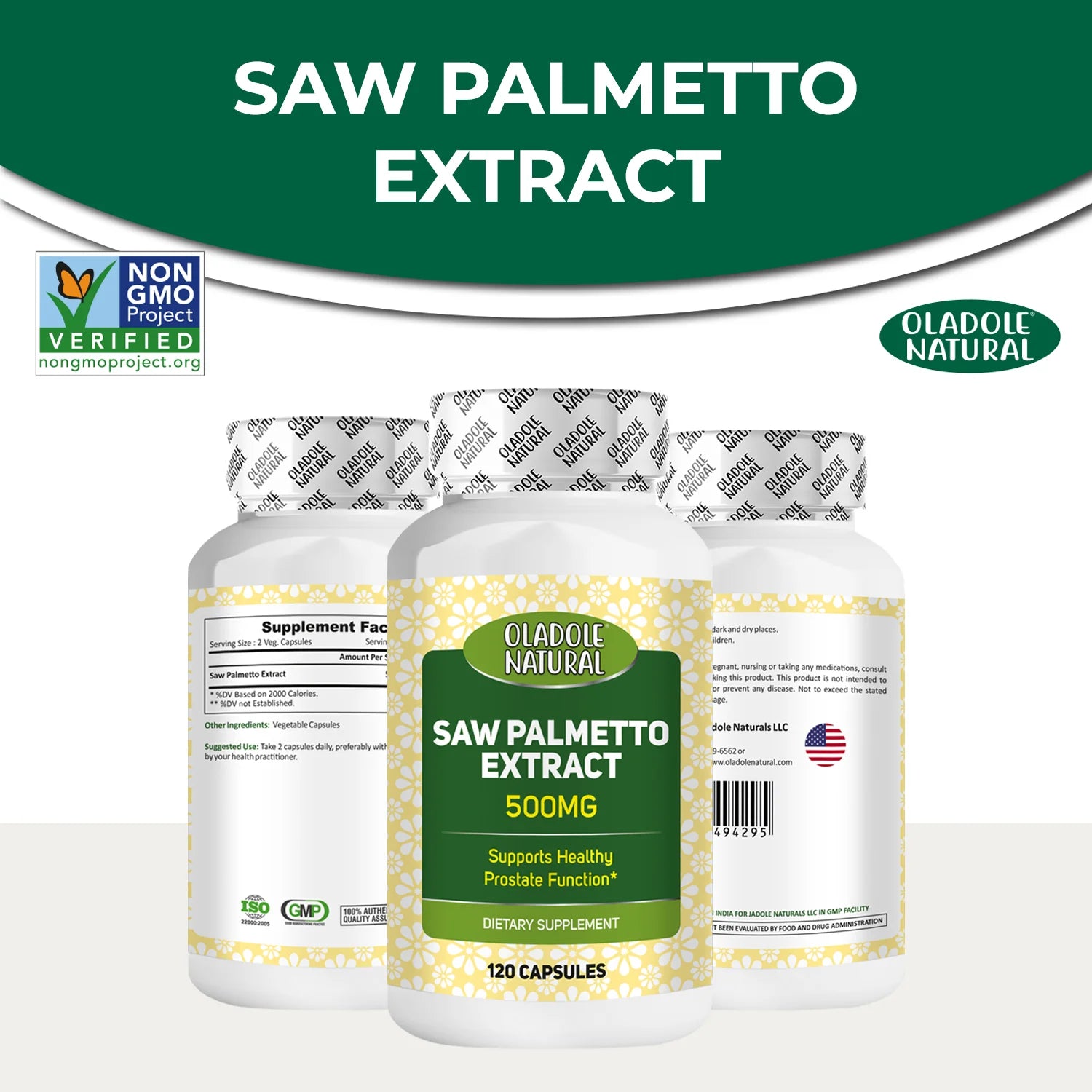 Saw Palmetto Extract 500 mg