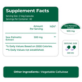 Saw Palmetto Extract 500 mg