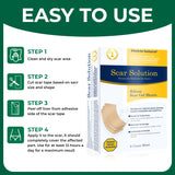 Scar Solution Silicone Scar Gel Sheets 8 Count