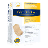 Scar Solution Silicone Scar Gel Sheets 8 Count