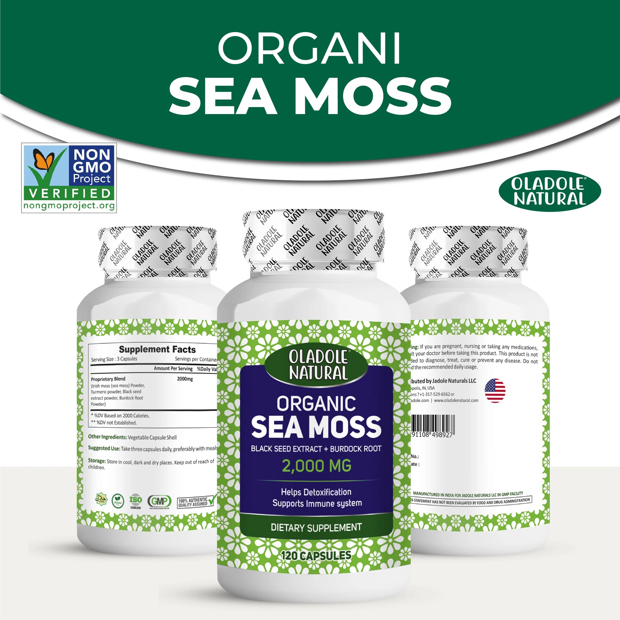 Organic Sea Moss 2000 mg