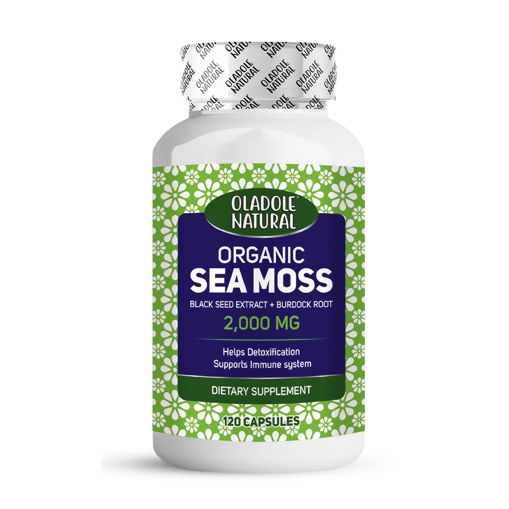 Organic Sea Moss 2000mg - 120 Capsules