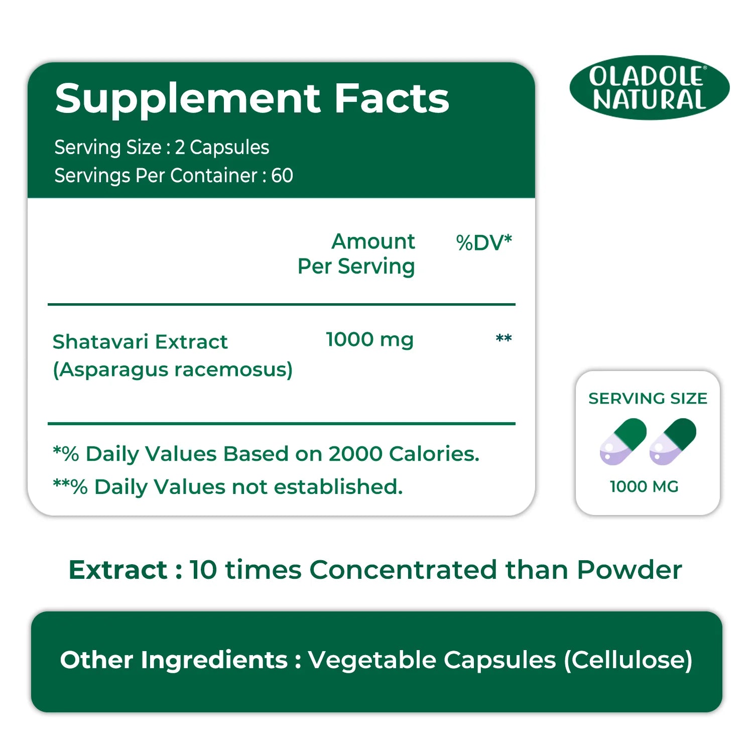 Shatavari 1000 mg
