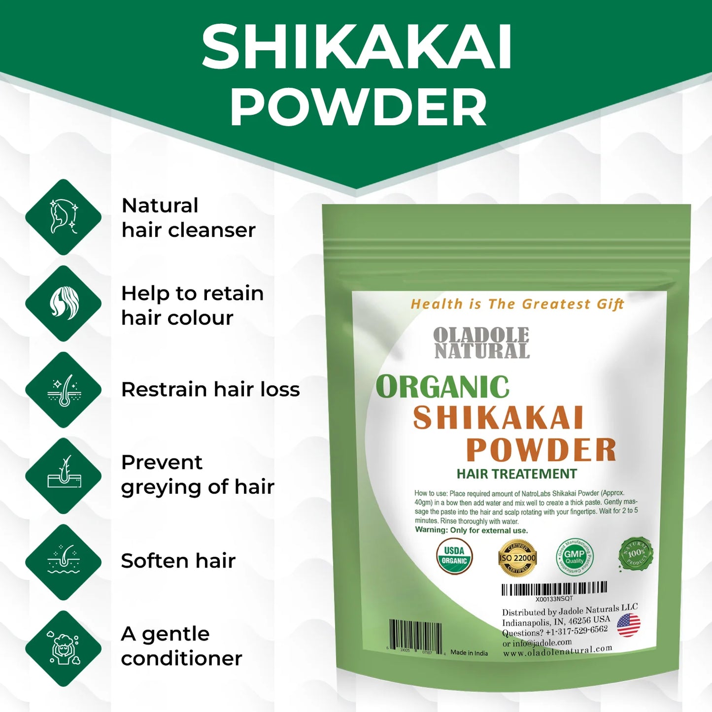Organic Shikakai Powder Hair Care 100 g