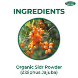 Organic Natural Sidr Powder for Hair & Skin 300 g