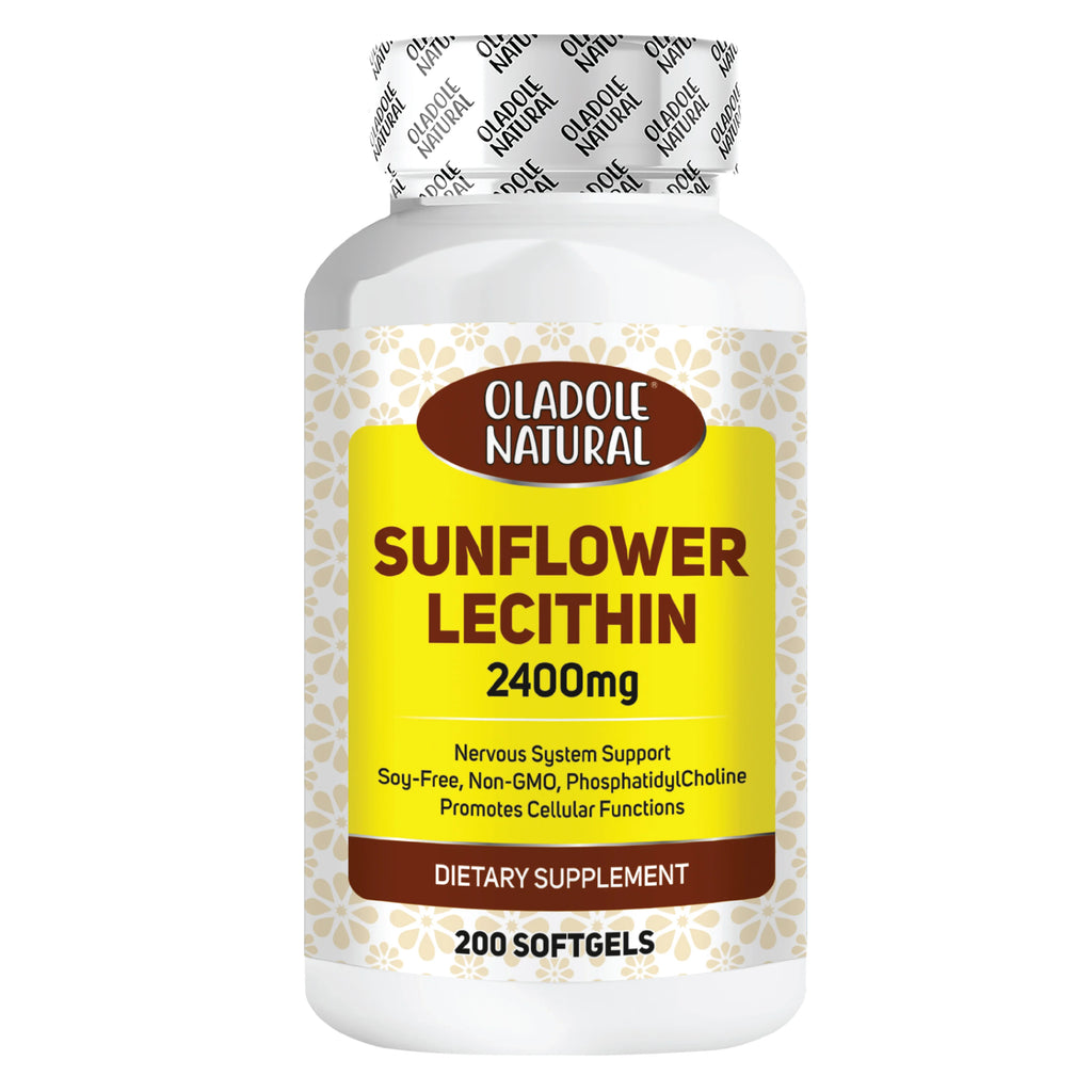 Oladole Natural Sunflower Lecithin 2400 mg 