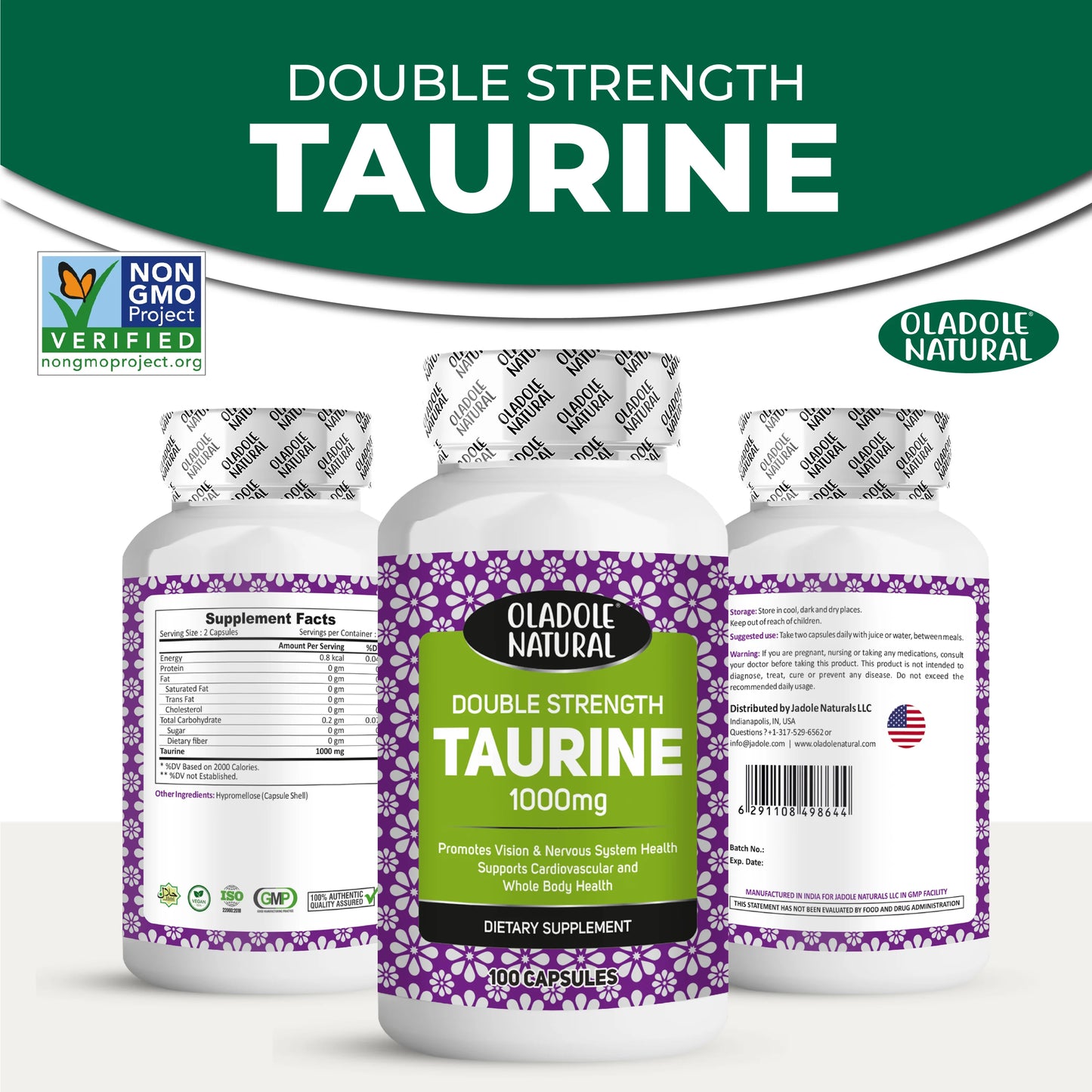 Double Strength Taurine 1000 mg