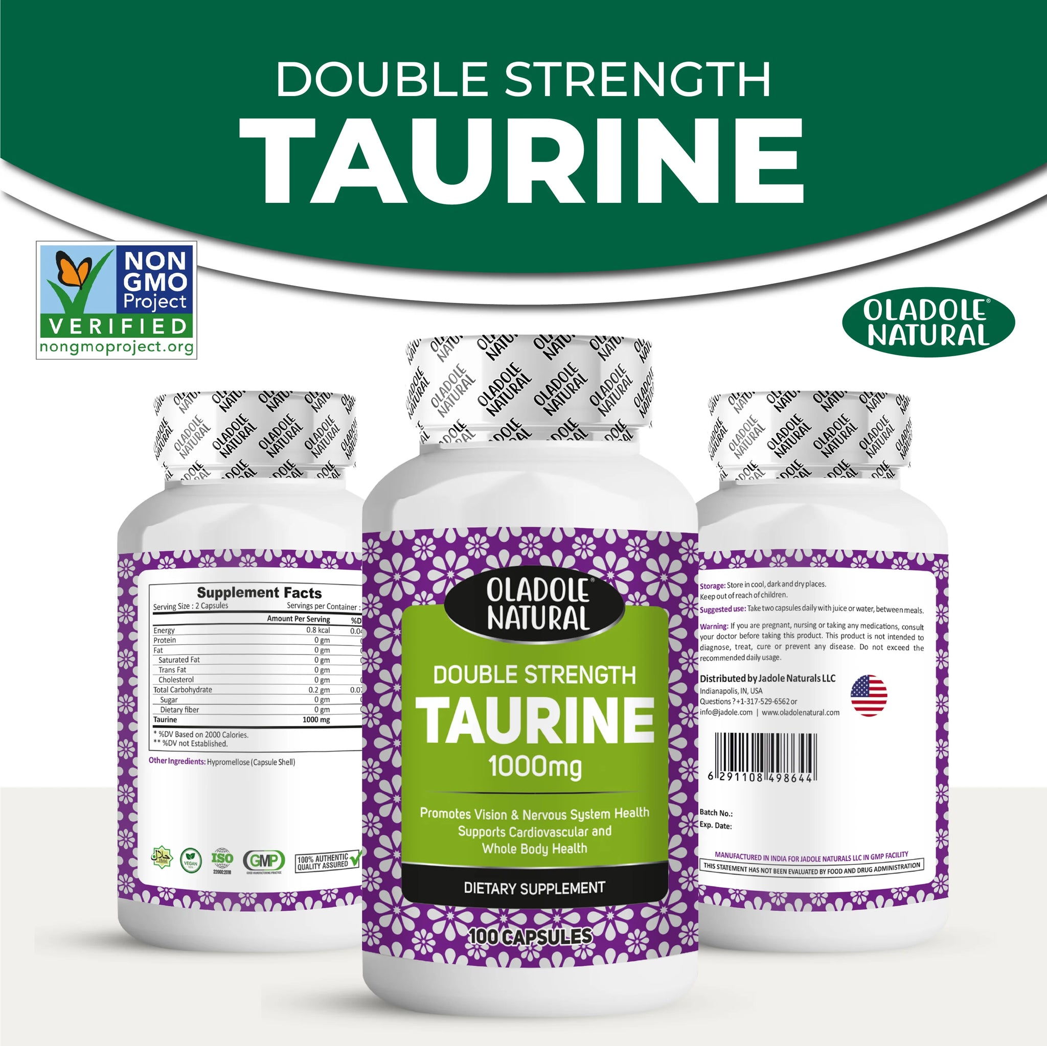 Double Strength Taurine 1000 mg