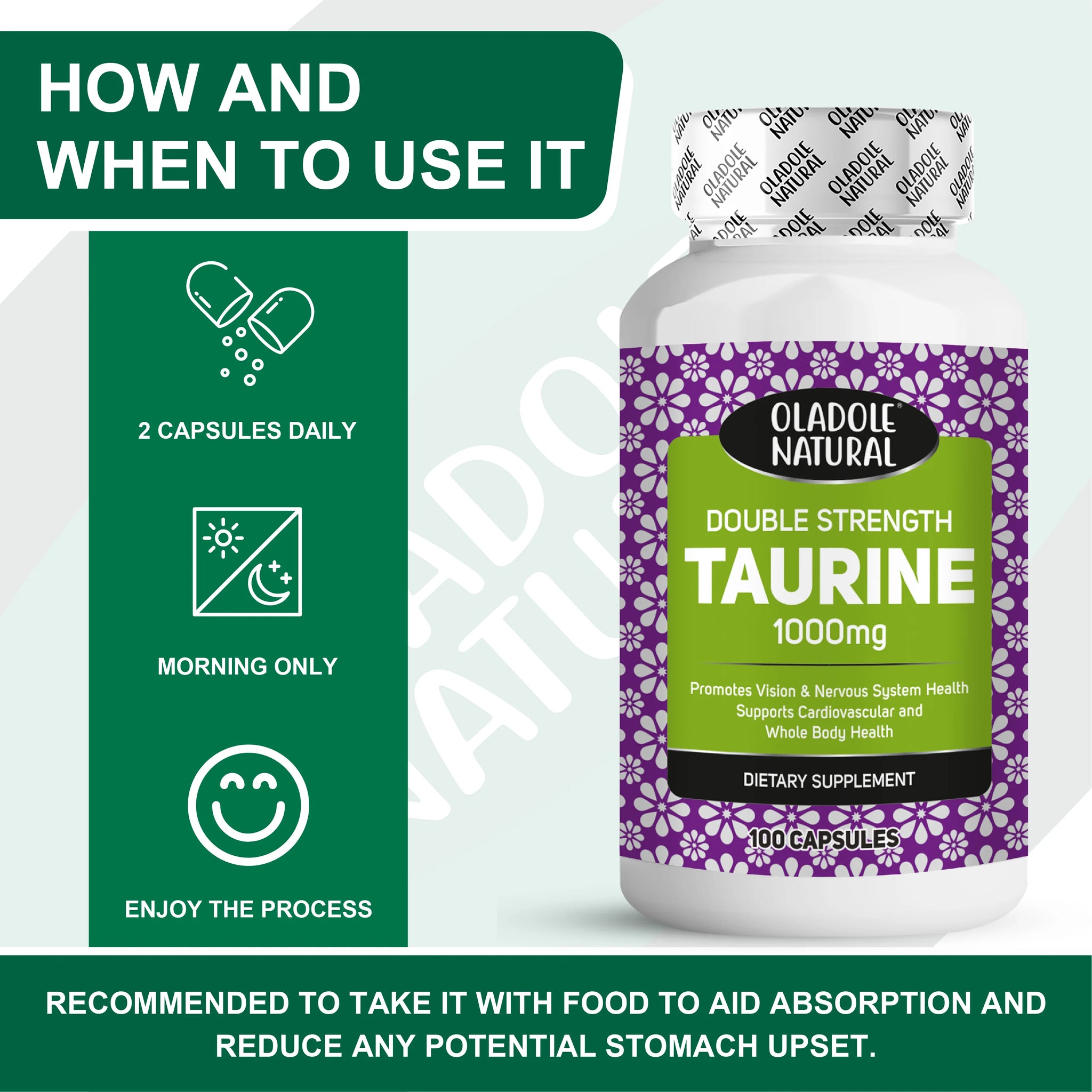Double Strength Taurine 1000 mg