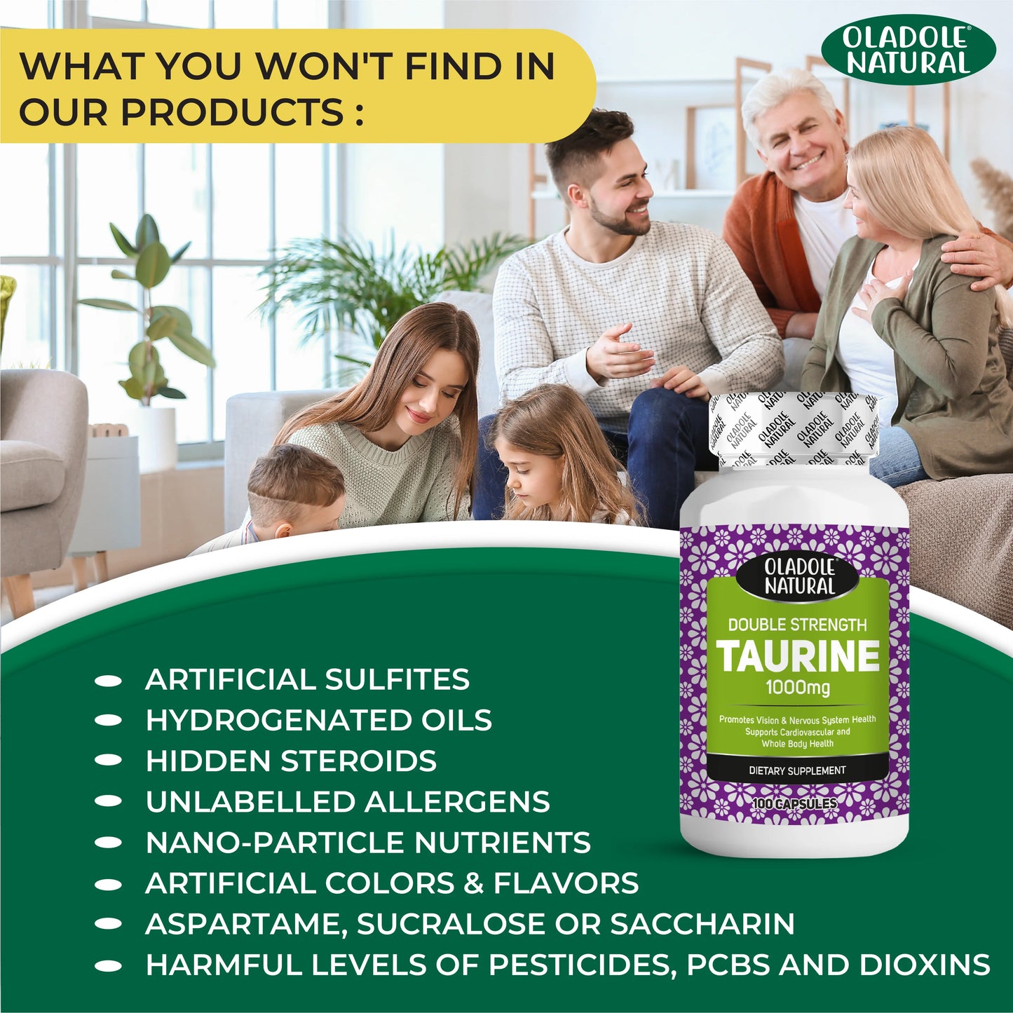 Double Strength Taurine 1000 mg