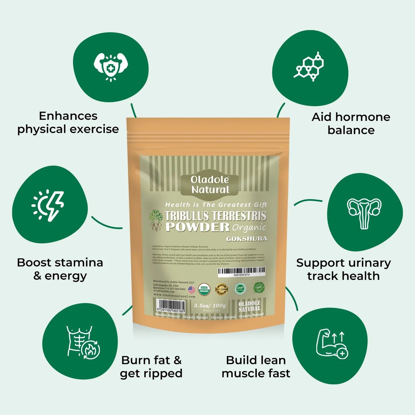 Tribulus Terrestris Gokshura Powder 100 g