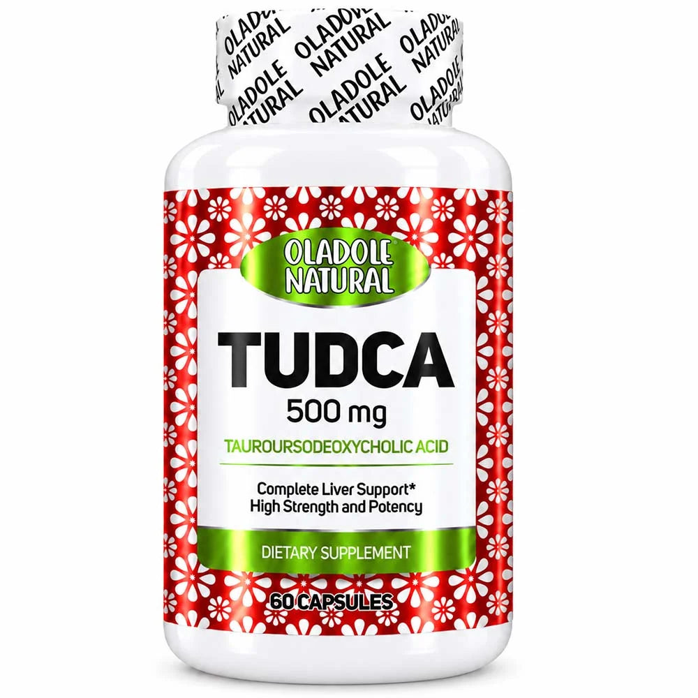 TUDCA Tauroursodeoxycholic Acid 500 mg - 60 Capsules