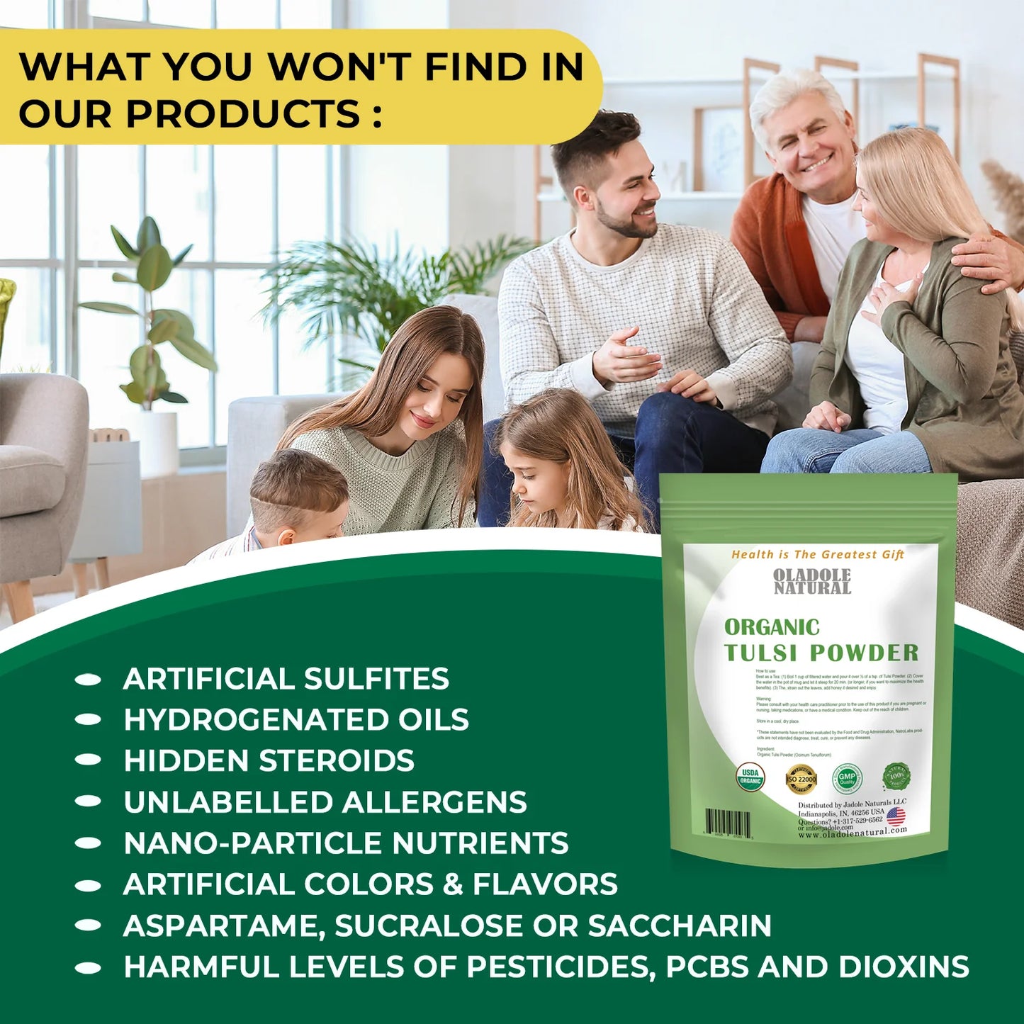 Organic Tulsi Powder 100 g