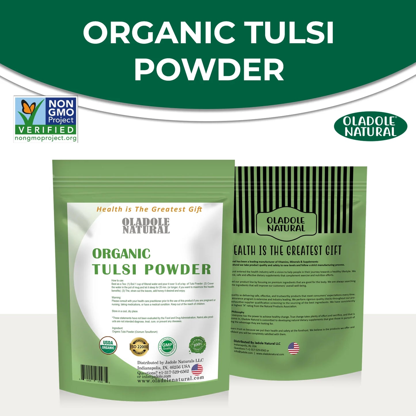 Organic Tulsi Powder 100 g