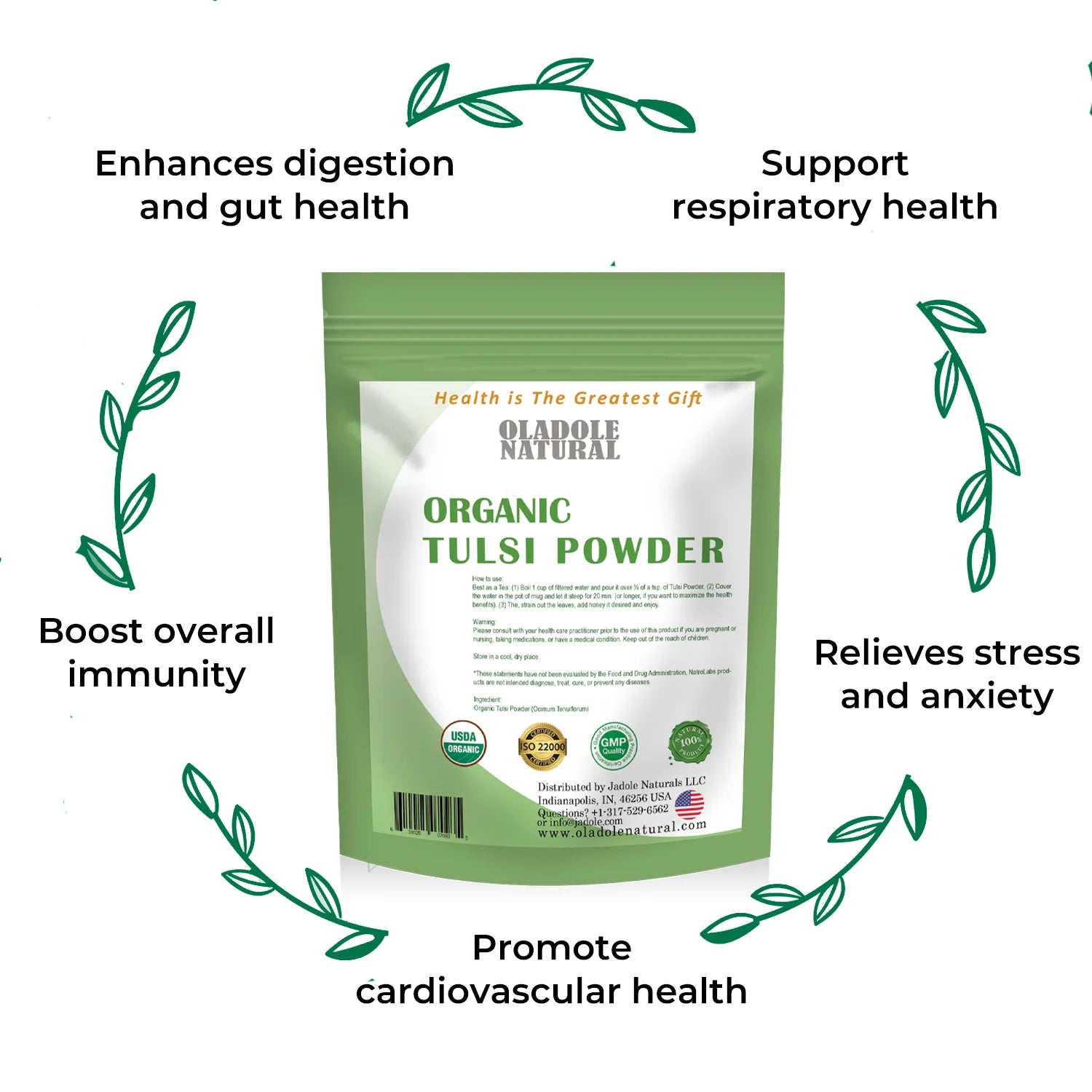 Organic Tulsi Powder 100 g