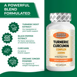 Turmeric Curcumin Complex 2265 mg - 120 Capsules