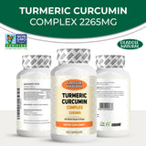 Turmeric Curcumin Complex 2265 mg - 120 Capsules