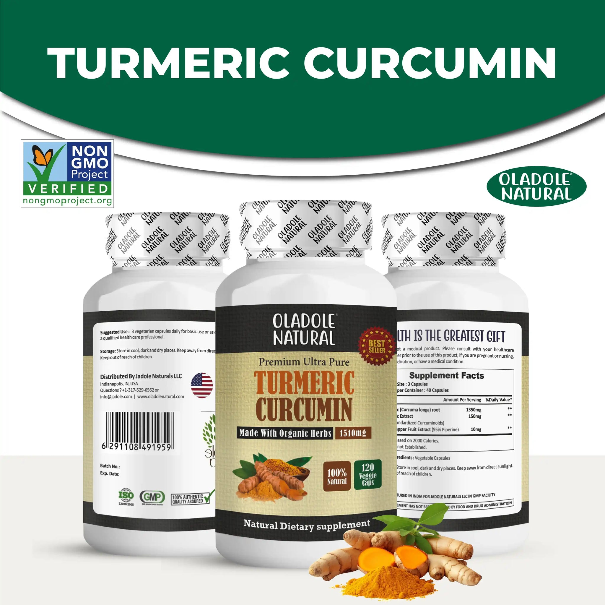 Turmeric Curcumin 1510 mg