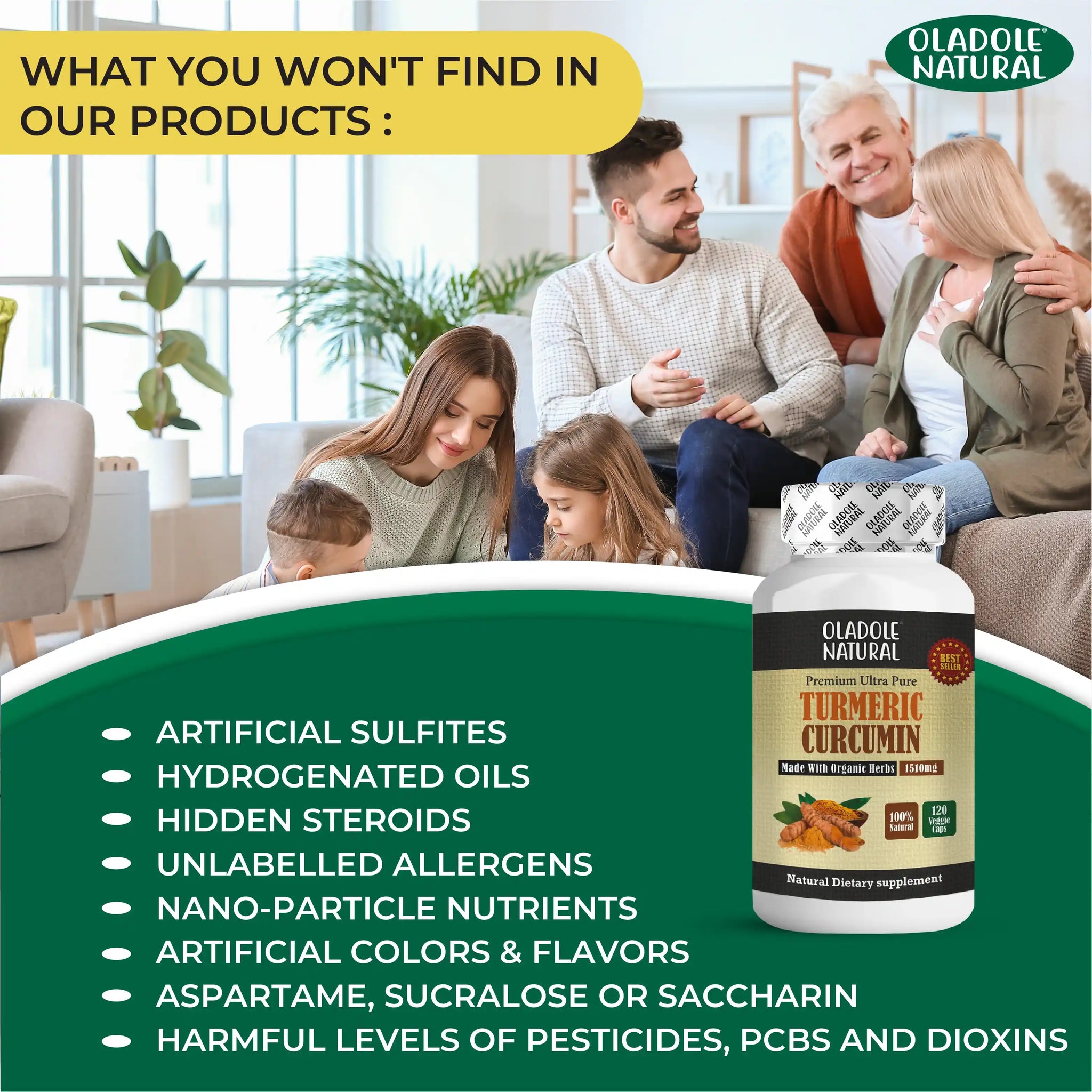 Turmeric Curcumin 1510 mg