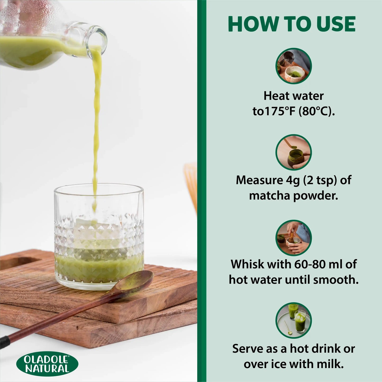 Vanilla Matcha Green Tea Powder 50 g