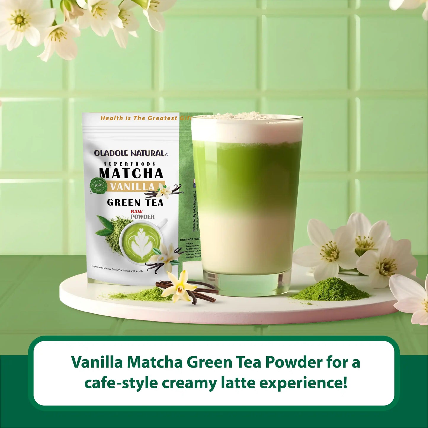 Vanilla Matcha Green Tea Powder 50 g