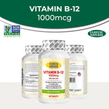Vitamin B12 with Folic Acid 1000 mcg
