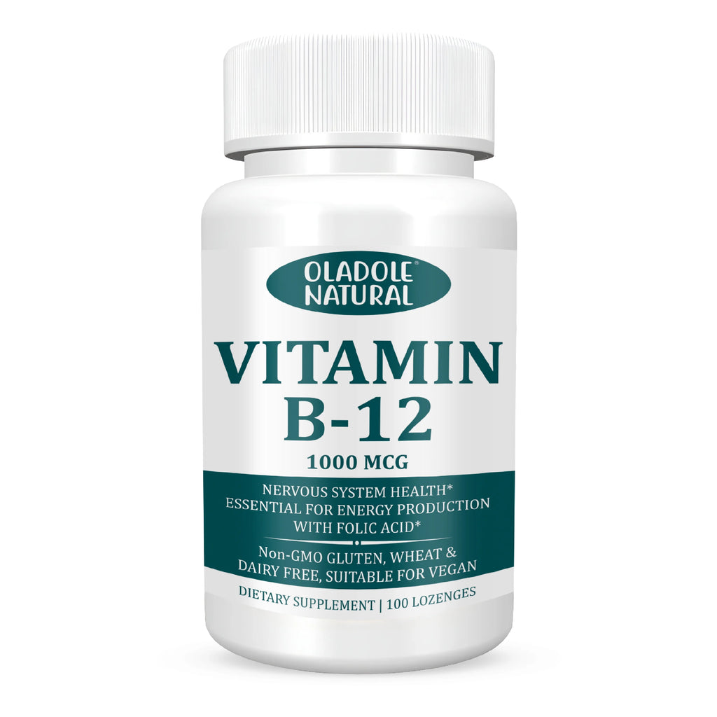 Oladole Natural Vitamin B-12 1000 mcg - 100 Lozenges