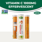 Vitamin C Effervescent + Zinc Orange Flavor 1000 mg