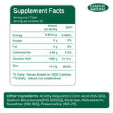 Vitamin C Effervescent + Zinc Orange Flavor 1000 mg