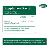 Vitamin E 400 D-Alpha Tocopherol 268 mg
