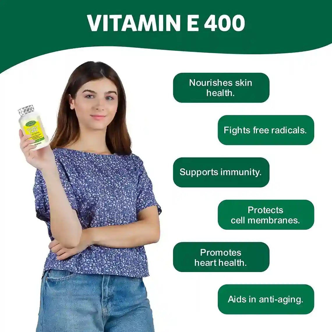 Vitamin E 400 D-Alpha Tocopherol 268 mg