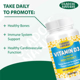 Vitamin D3 High Potency Bone & Immune Support - 120 Softgels