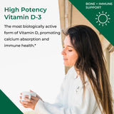 Vitamin D3 High Potency Bone & Immune Support - 120 Softgels