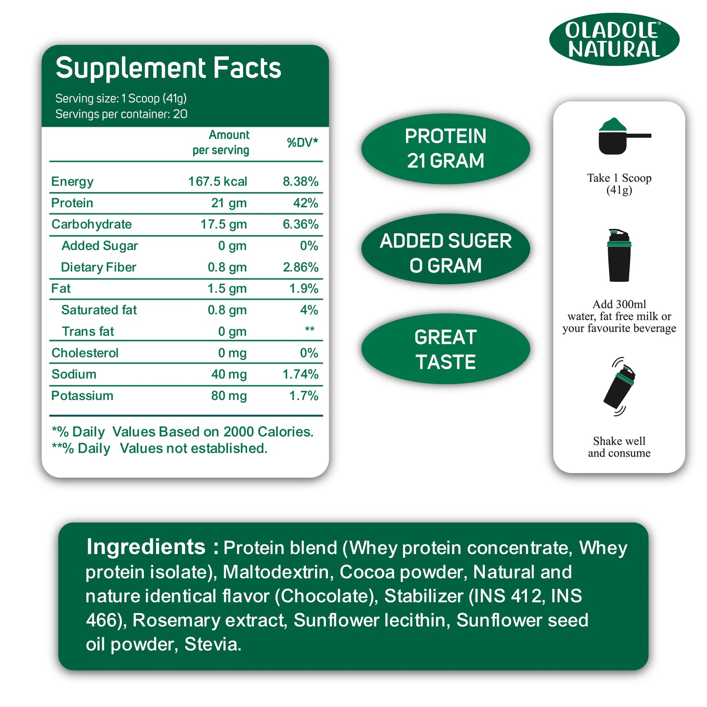 Whey Protein Powder 820 g